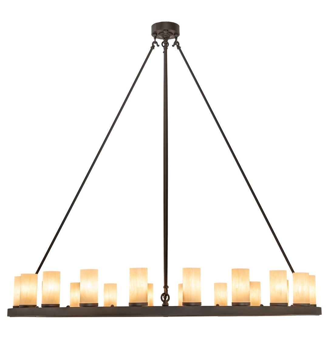 Meyda Tiffany Loxley 211438 Chandelier Light - Oil Rubbed Bronze