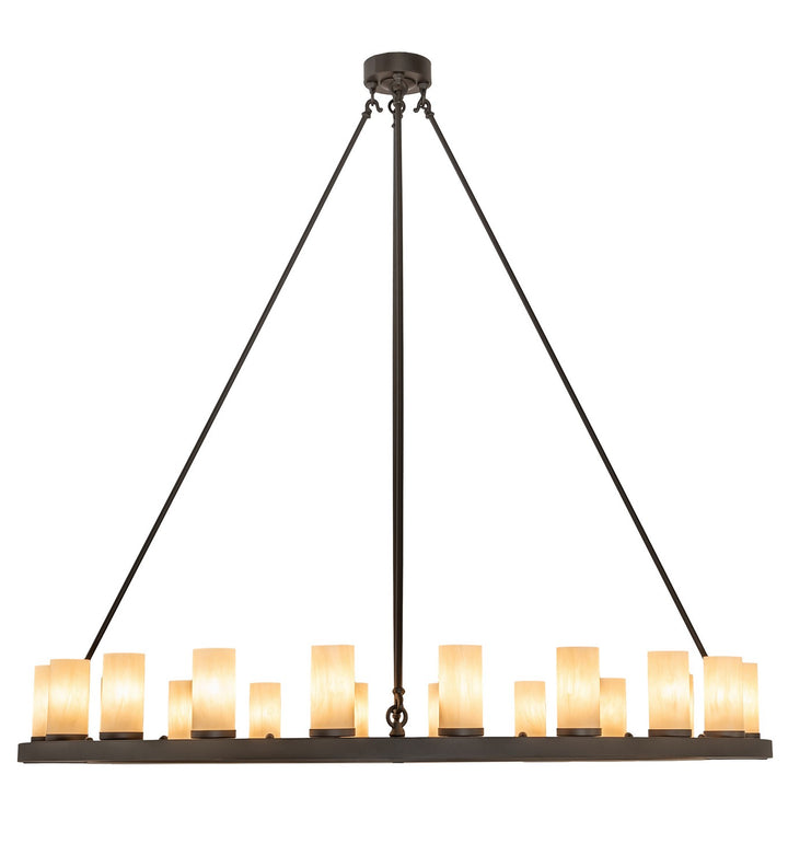 Meyda Tiffany Loxley 211438 Chandelier Light - Oil Rubbed Bronze