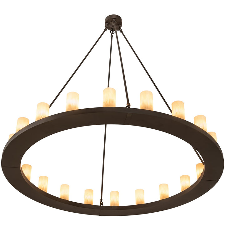 Meyda Tiffany Loxley 211438 Chandelier Light - Oil Rubbed Bronze