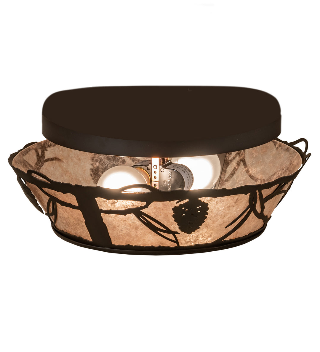Meyda Tiffany Whispering Pines 211891 Ceiling Light - Oil Rubbed Bronze