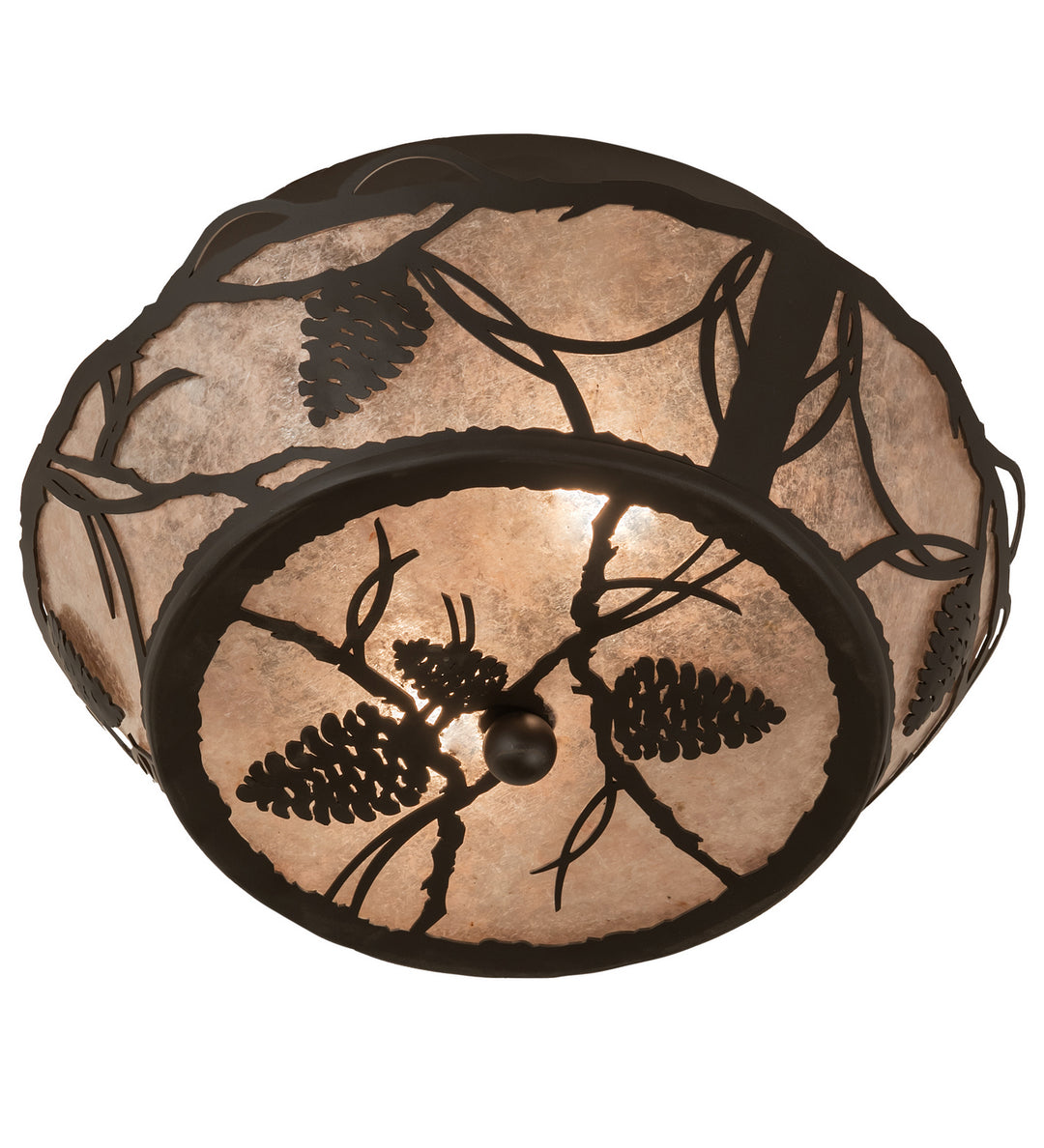 Meyda Tiffany Whispering Pines 211891 Ceiling Light - Oil Rubbed Bronze