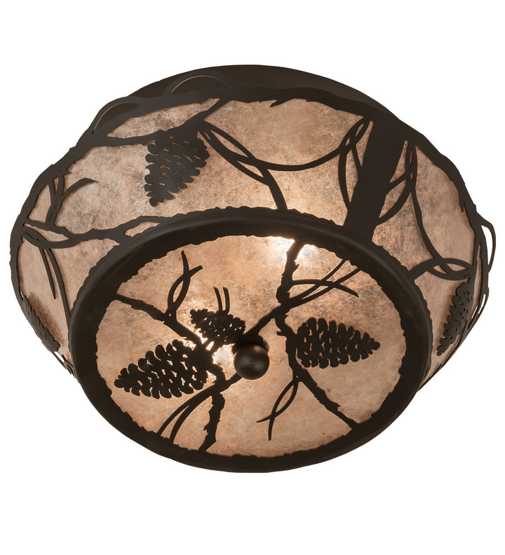 Meyda Tiffany Whispering Pines 211891 Ceiling Light - Oil Rubbed Bronze