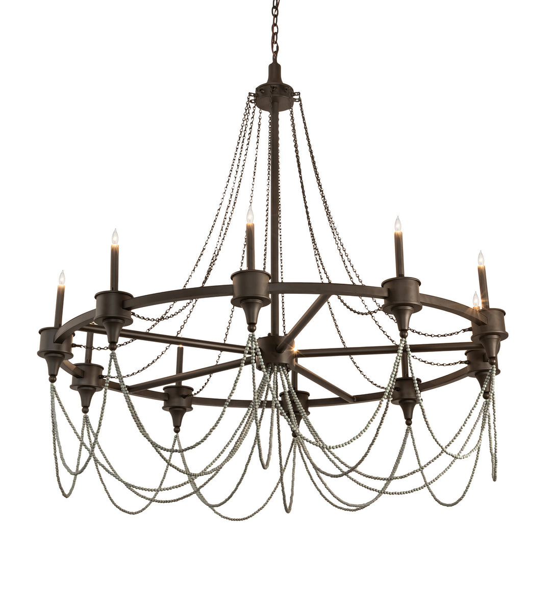 Meyda Tiffany Marcie 212031 Chandelier Light - Oil Rubbed Bronze