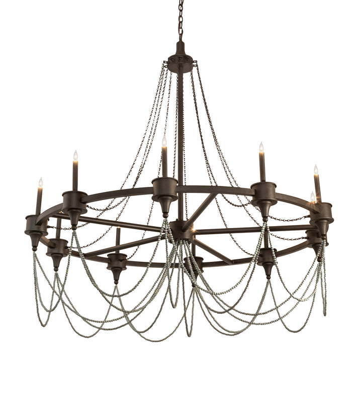 Meyda Tiffany Marcie 212031 Chandelier Light - Oil Rubbed Bronze