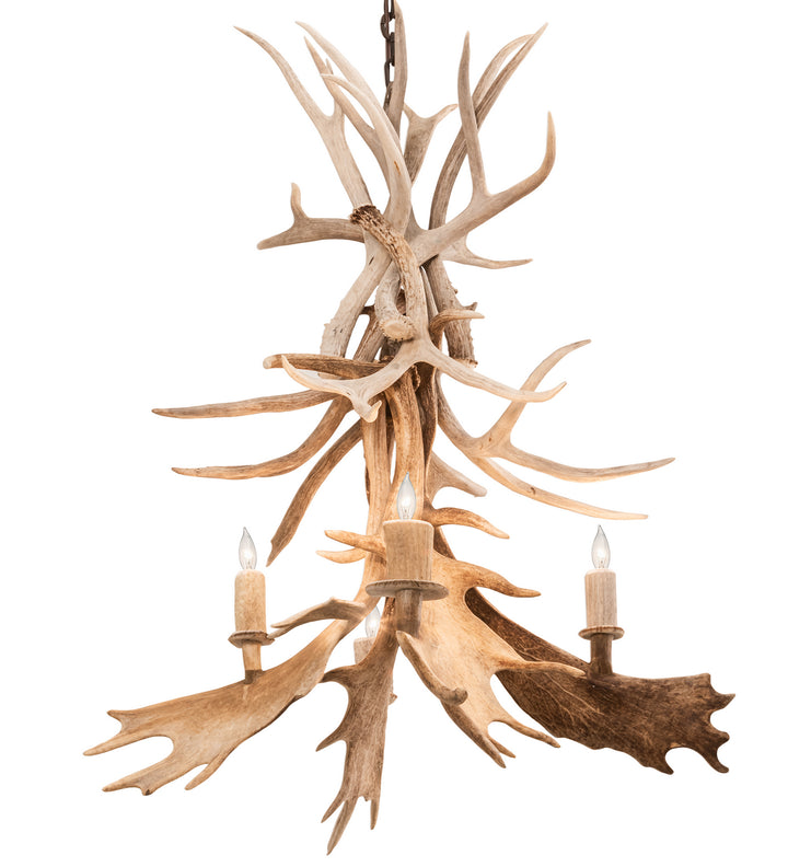 Meyda Tiffany Antlers 212272 Chandelier Light - Mahogany Bronze