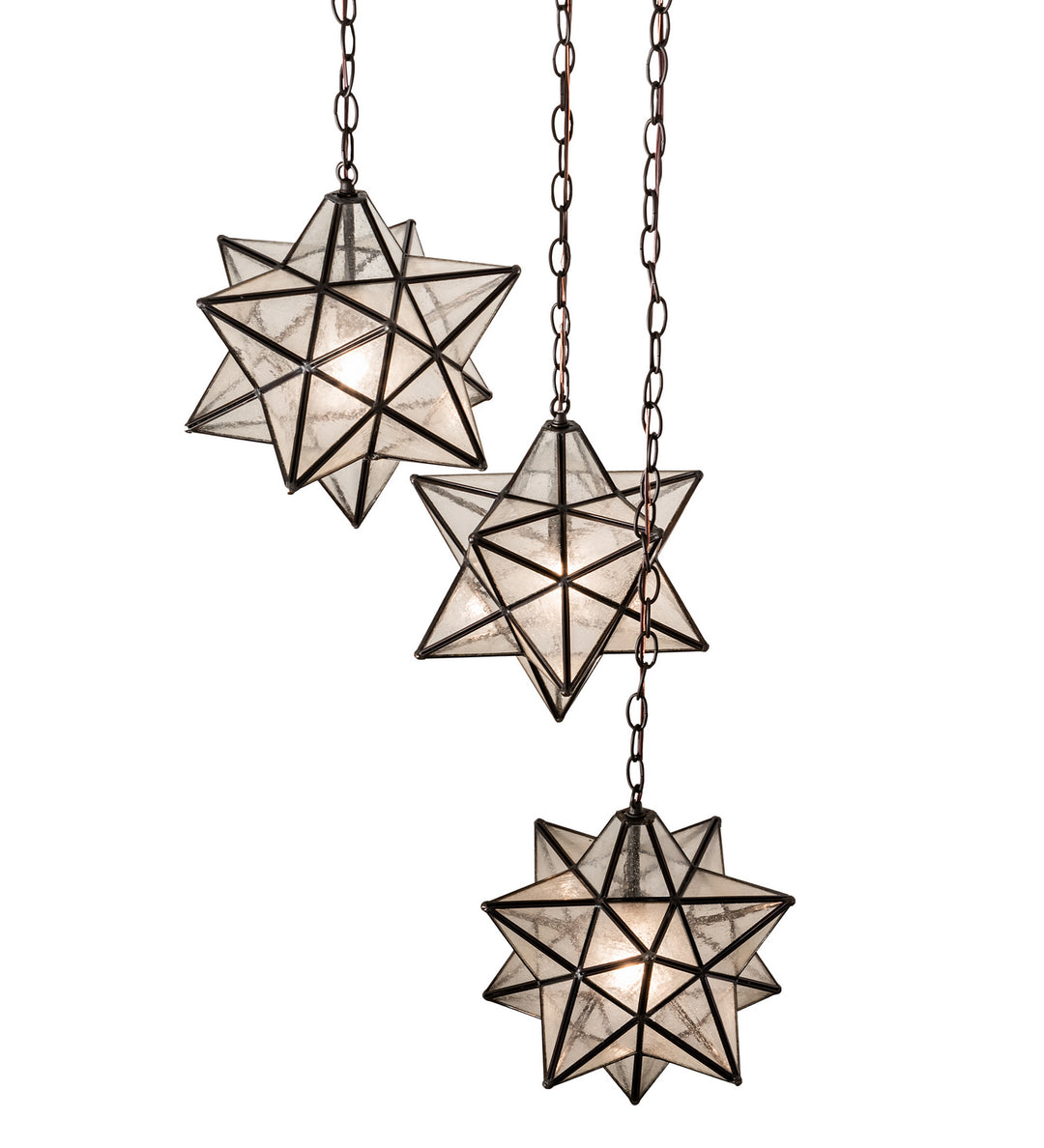 Meyda Tiffany Moravian Star 213235 Pendant Light - Oil Rubbed Bronze