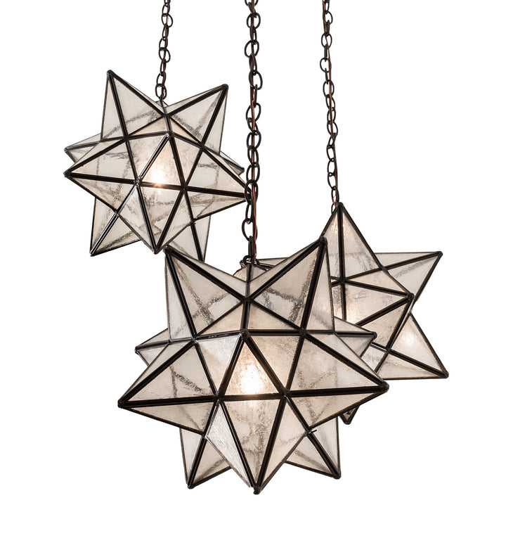 Meyda Tiffany Moravian Star 213235 Pendant Light - Oil Rubbed Bronze