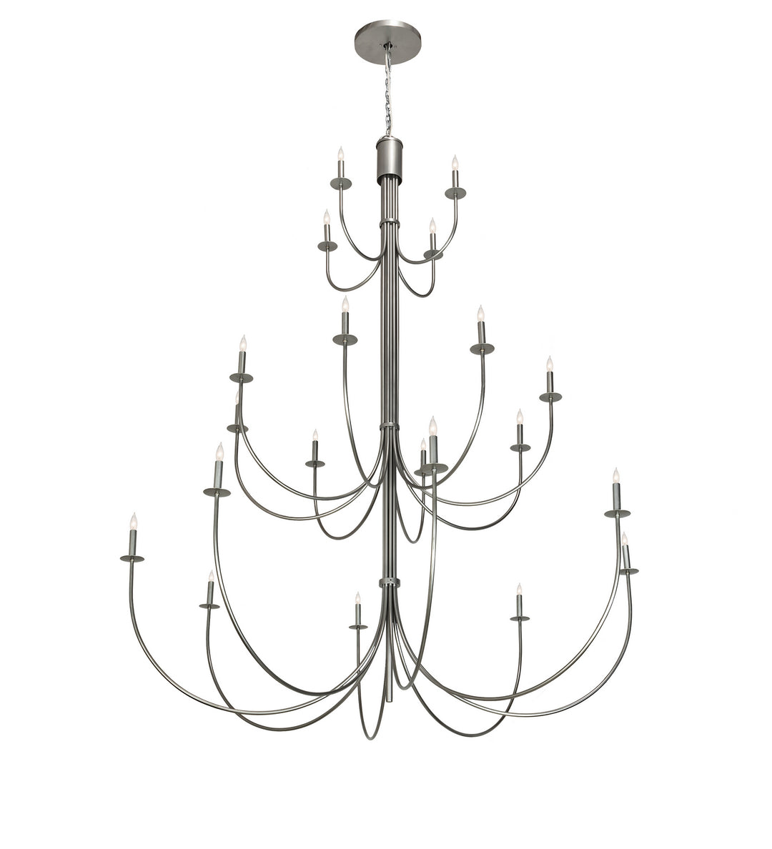 Meyda Tiffany Cheal 213325 Chandelier Light - Nickel