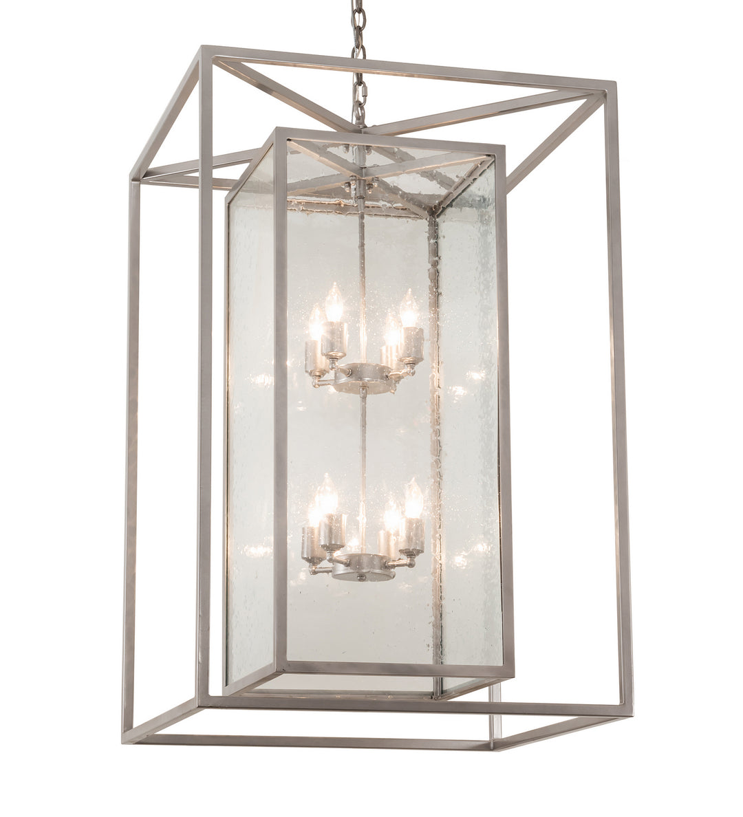 Meyda Tiffany Kitzi Box 215322 Pendant Light - Nickel