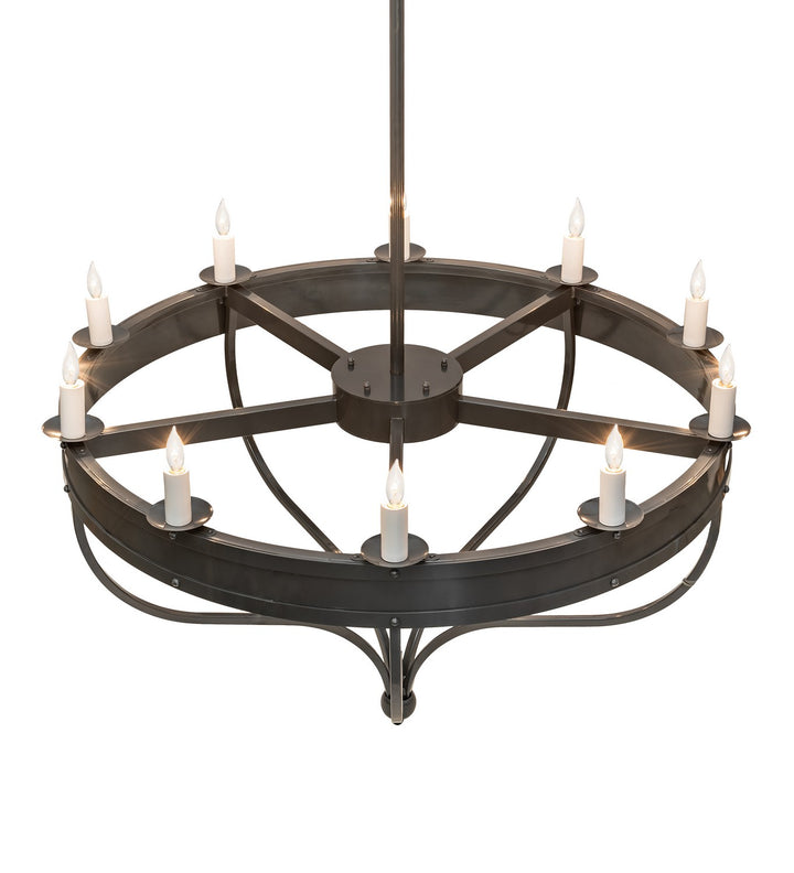 Meyda Tiffany Parnella 215483 Chandelier Light - Mahogany Bronze