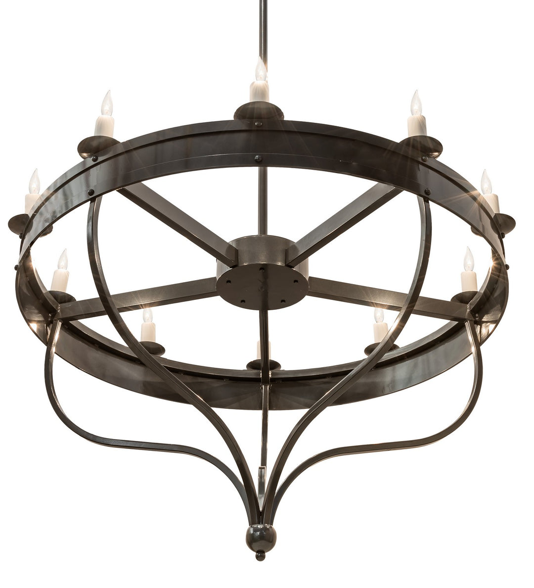 Meyda Tiffany Parnella 215483 Chandelier Light - Mahogany Bronze