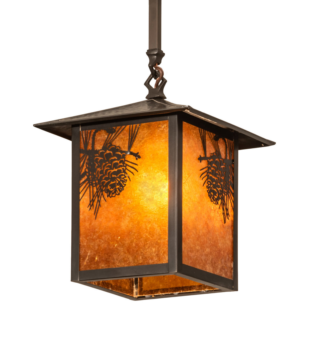 Meyda Tiffany Lighting 62030 Seneca One Light Pendant Outdoor Bronze / Dark