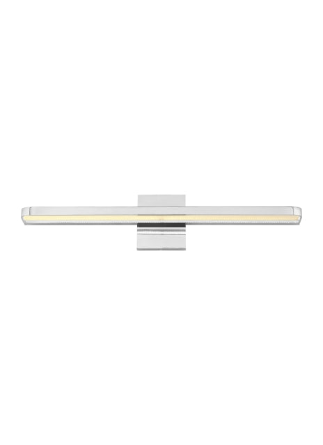 Visual Comfort Modern Banda 700BCBND24C-LED930 Bath Vanity Light 4 in. wide - Chrome