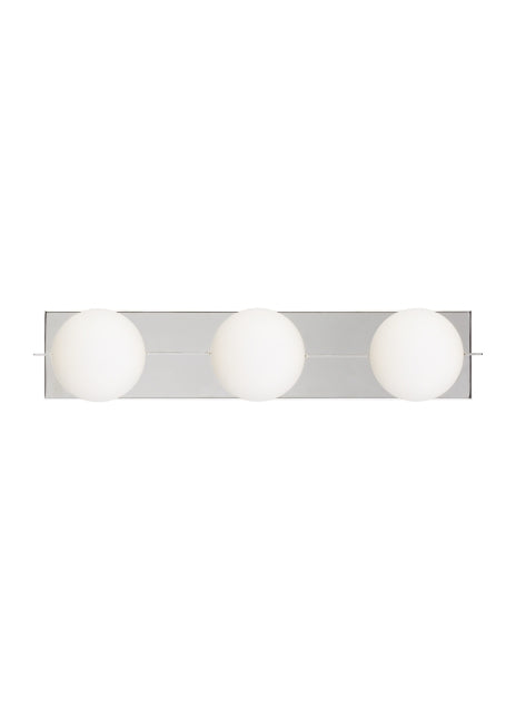 Visual Comfort Modern Orbel 700BCOBL3N Bath Vanity Light 7 in. wide - Polished Nickel