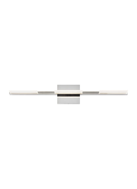 Visual Comfort Modern Tris 700BCTRS3C-LED930 Bath Vanity Light 4 in. wide - Chrome