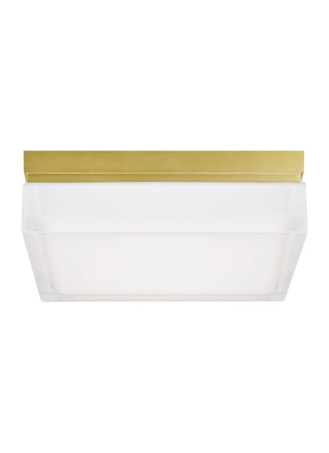 Visual Comfort Modern Boxie 700BXLR-LED3 Ceiling Light - Aged Brass