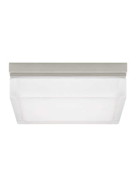 Visual Comfort Modern Boxie 700BXLS-LED3 Ceiling Light - Satin Nickel