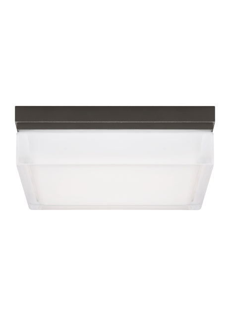 Visual Comfort Modern Boxie 700BXLZ-LED Ceiling Light - Antique Bronze