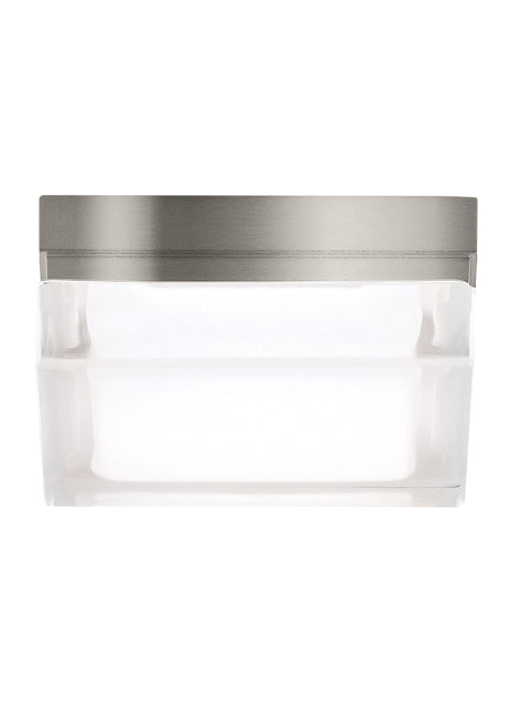 Visual Comfort Modern Boxie 700BXSS-LED3 Ceiling Light - Satin Nickel
