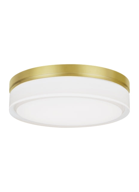 Visual Comfort Modern Cirque 700CQLR-LED Ceiling Light - Aged Brass