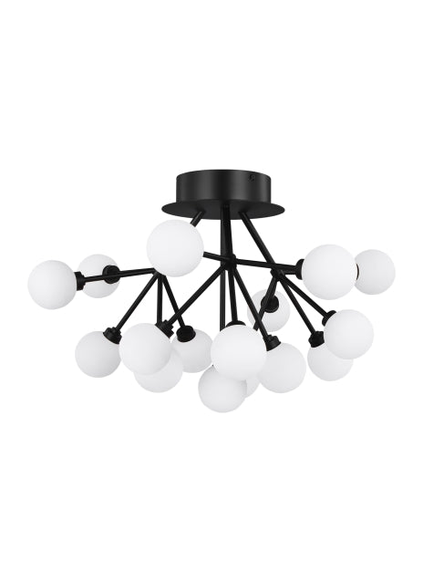 Visual Comfort Modern Mara 700FMMRAB-LED927 Ceiling Light - Matte Black