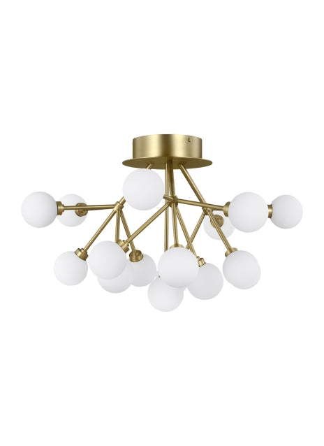 Visual Comfort Modern Mara 700FMMRAR-LED927 Ceiling Light - Aged Brass