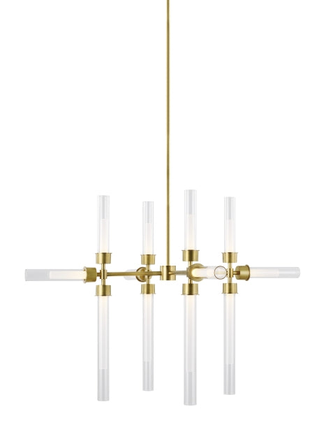 Visual Comfort Modern Linger 700LNG12NB-LED930 Pendant Light - Natural Brass