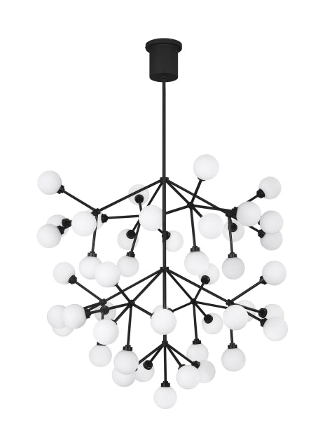 Visual Comfort Modern Mara 700MRAGWB-LED927 Chandelier Light - Matte Black