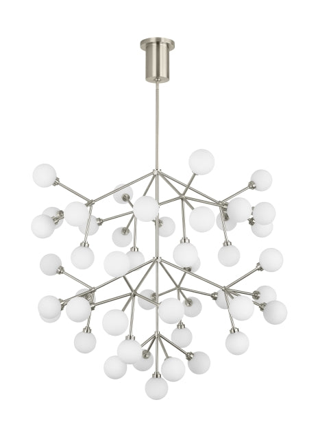 Visual Comfort Modern Mara 700MRAGWS-LED927 Chandelier Light - Satin Nickel