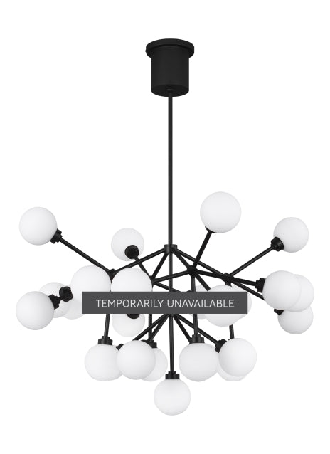 Visual Comfort Modern Mara 700MRAWB-LED927 Chandelier Light - Matte Black