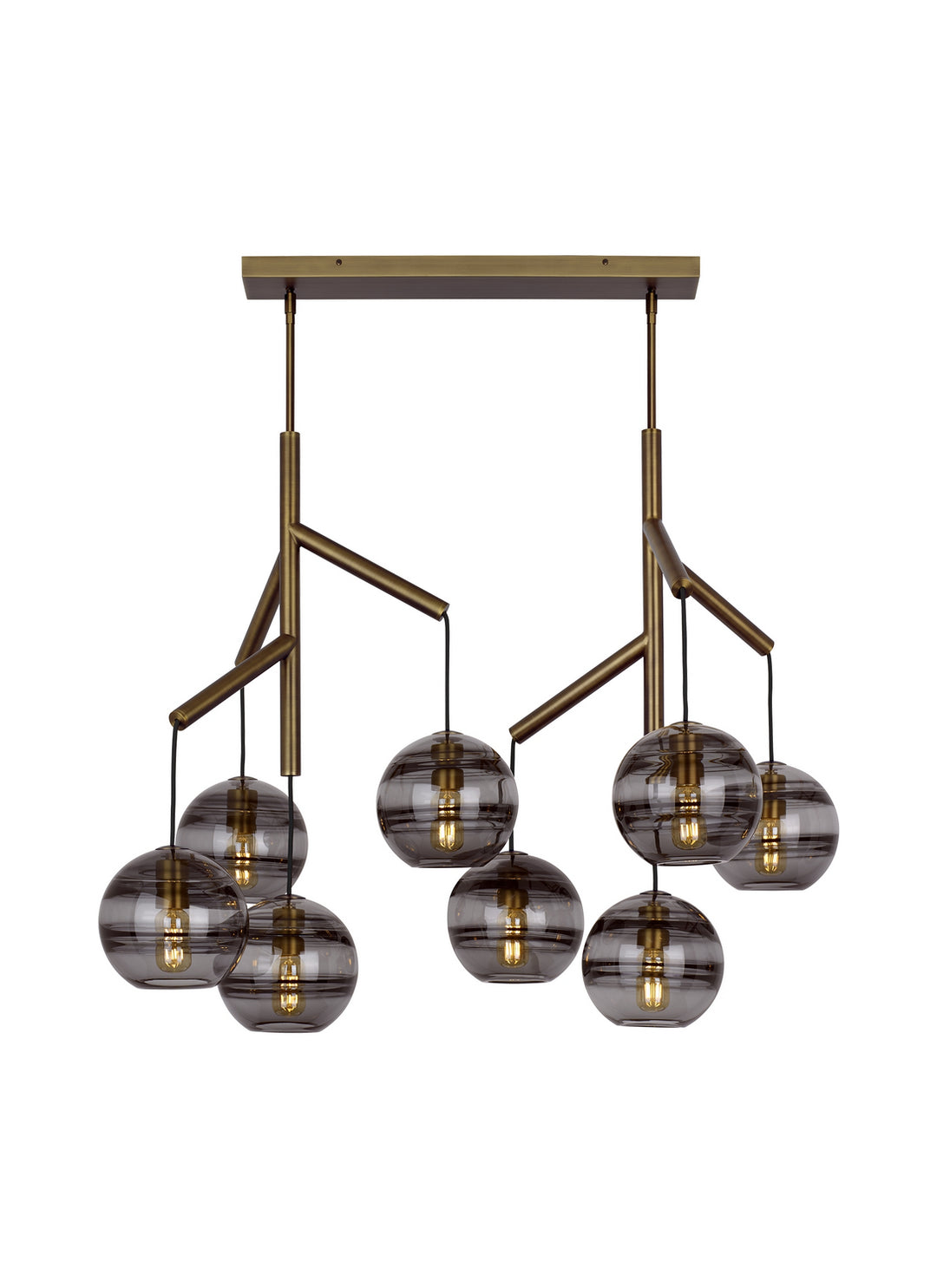 Visual Comfort Modern Sedona 700SDNMPL2KR Pendant Light - Aged Brass