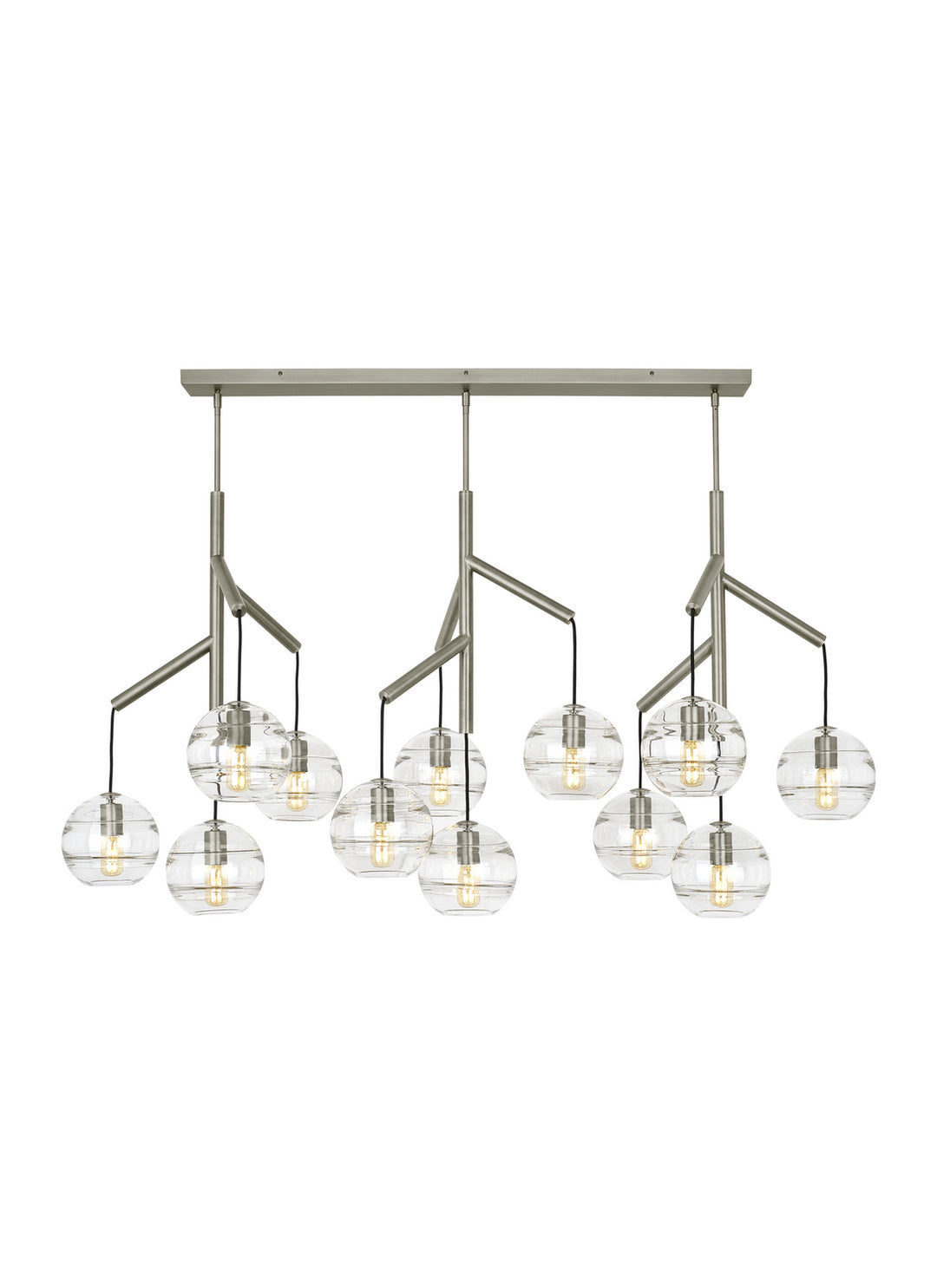 Visual Comfort Modern Sedona 700SDNMPL3CS Pendant Light - Satin Nickel