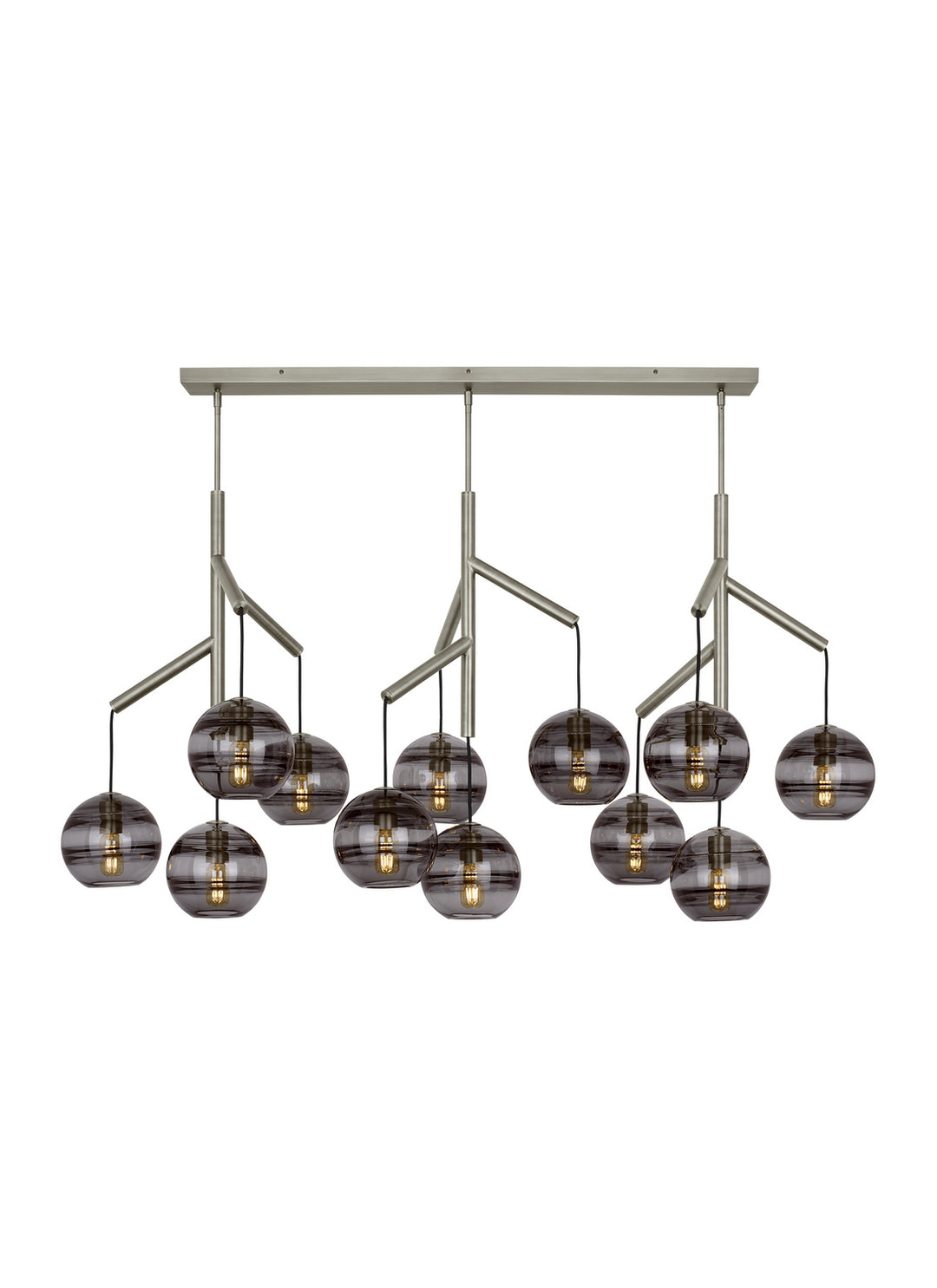 Visual Comfort Modern Sedona 700SDNMPL3KS Pendant Light - Satin Nickel