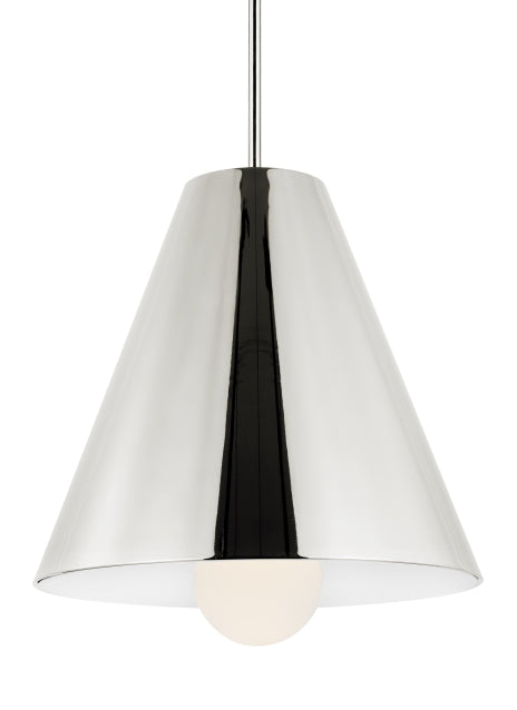 Visual Comfort Modern Joni 700TDJNIN-LED930 Pendant Light - Polished Nickel