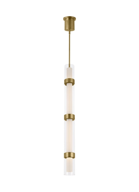 Visual Comfort Modern Wit 700TDWIT4R-LED930 Pendant Light - Aged Brass