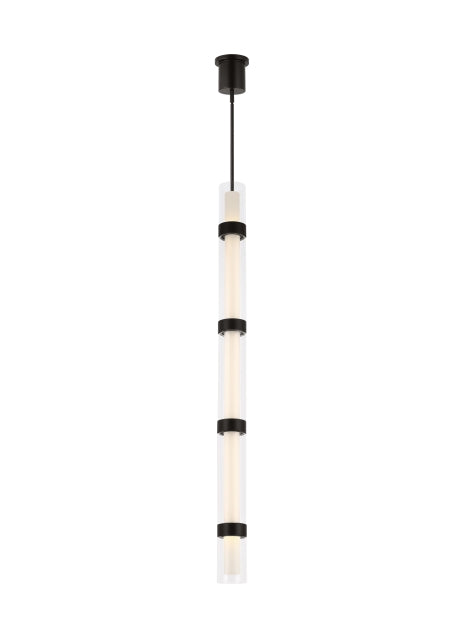 Visual Comfort Modern Wit 700TDWIT5B-LED930 Pendant Light - Black