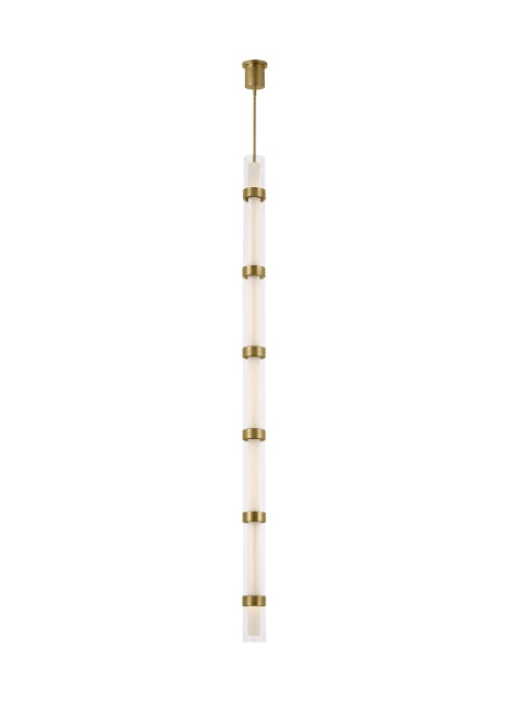Visual Comfort Modern Wit 700TDWIT7R-LED930 Pendant Light - Aged Brass