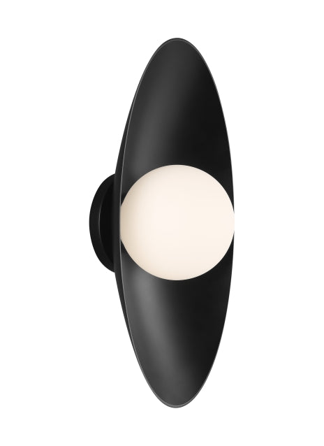 Visual Comfort Modern 700WSJNI16BB-LED930 Joni Led Wall Sconce Outdoor Black