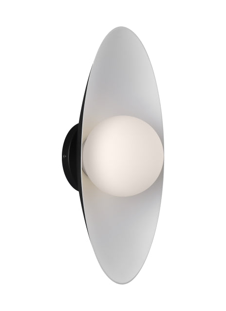 Visual Comfort Modern 700WSJNI16BW-LED930 Joni Led Wall Sconce Outdoor Two-Tone