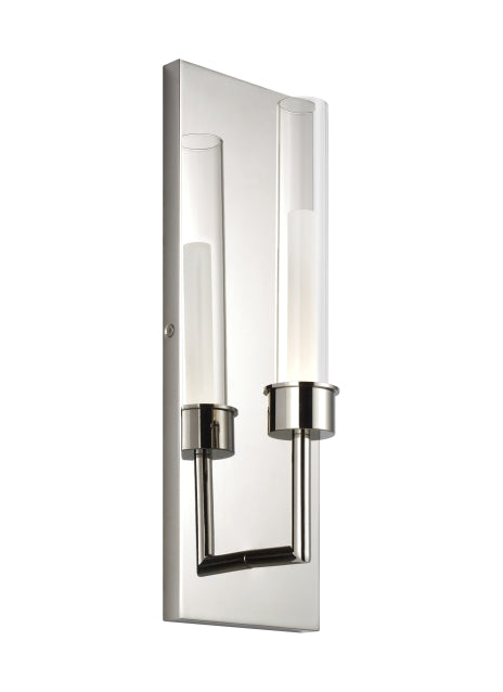 Visual Comfort Modern Linger 700WSLNG1N-LED930 Wall Light - Polished Nickel