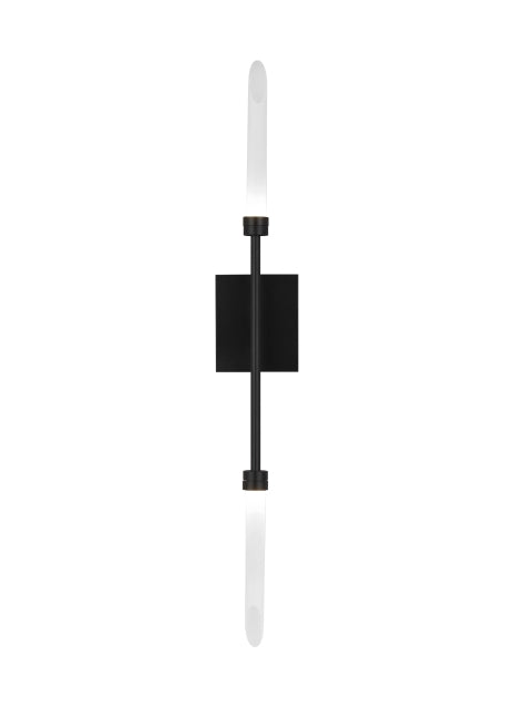Visual Comfort Modern Spur 700WSSPRB-LED927 Wall Light - Matte Black