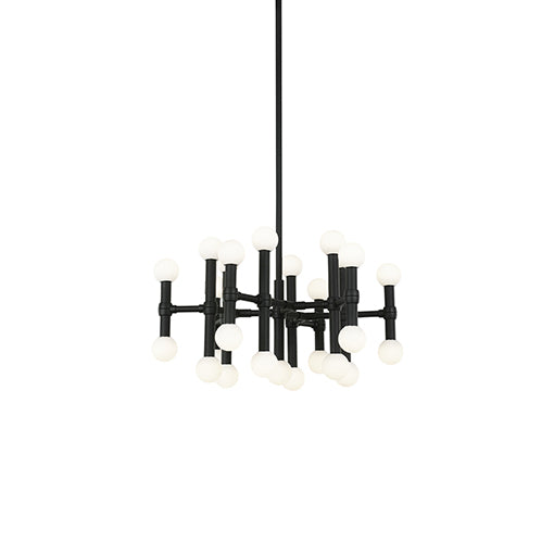 Kuzco Rivoli CH96121-BL Chandelier Light - Black Plating