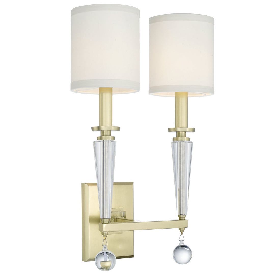 Crystorama Paxton 8102-AG Wall Light - Aged Brass