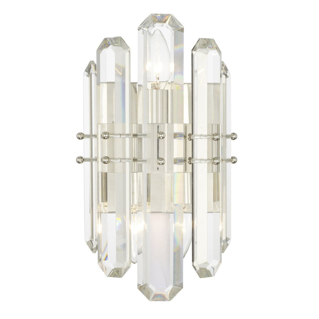 Crystorama Bolton BOL-8882-PN Wall Light - Polished Nickel