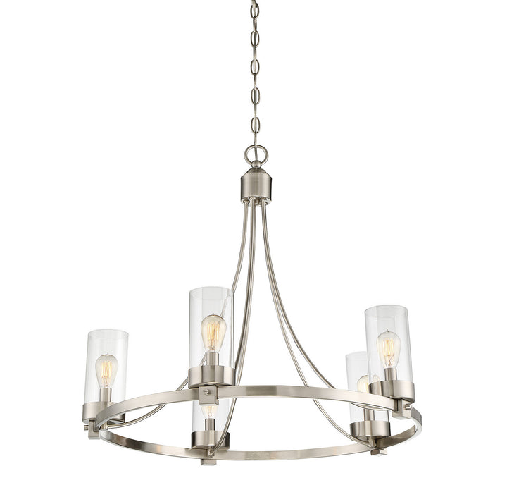 Meridian Mchan M10018BN Chandelier Light - Brushed Nickel