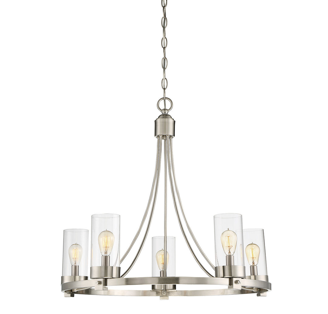 Meridian Mchan M10018BN Chandelier Light - Brushed Nickel