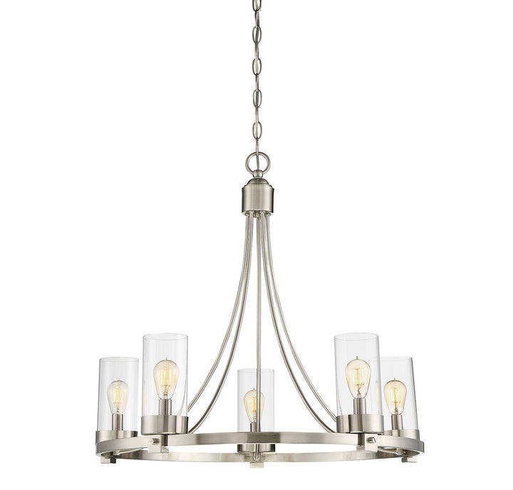 Meridian Mchan M10018BN Chandelier Light - Brushed Nickel