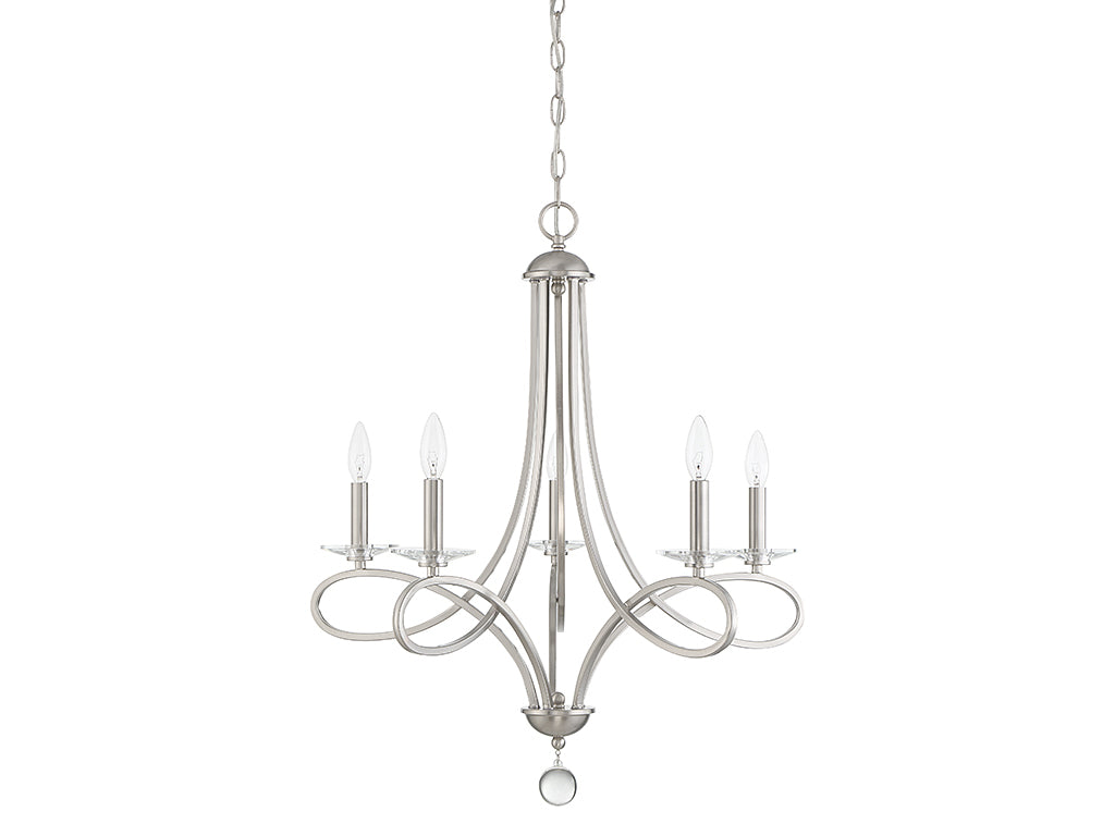 Meridian Mchan M10028BN Chandelier Light - Brushed Nickel