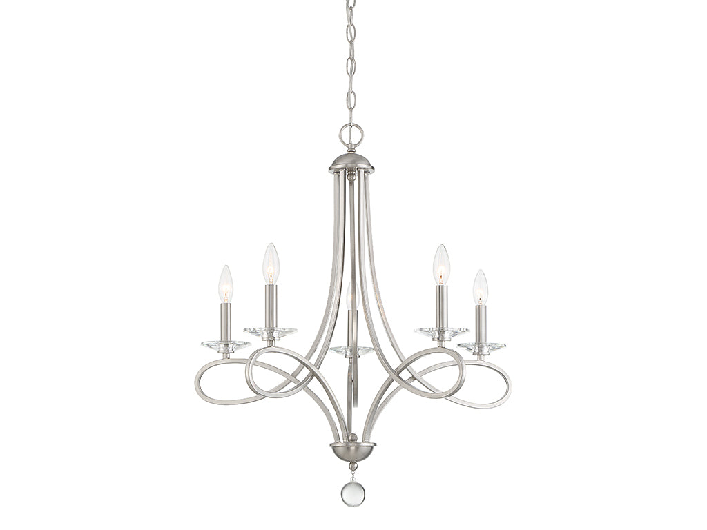 Meridian Mchan M10028BN Chandelier Light - Brushed Nickel