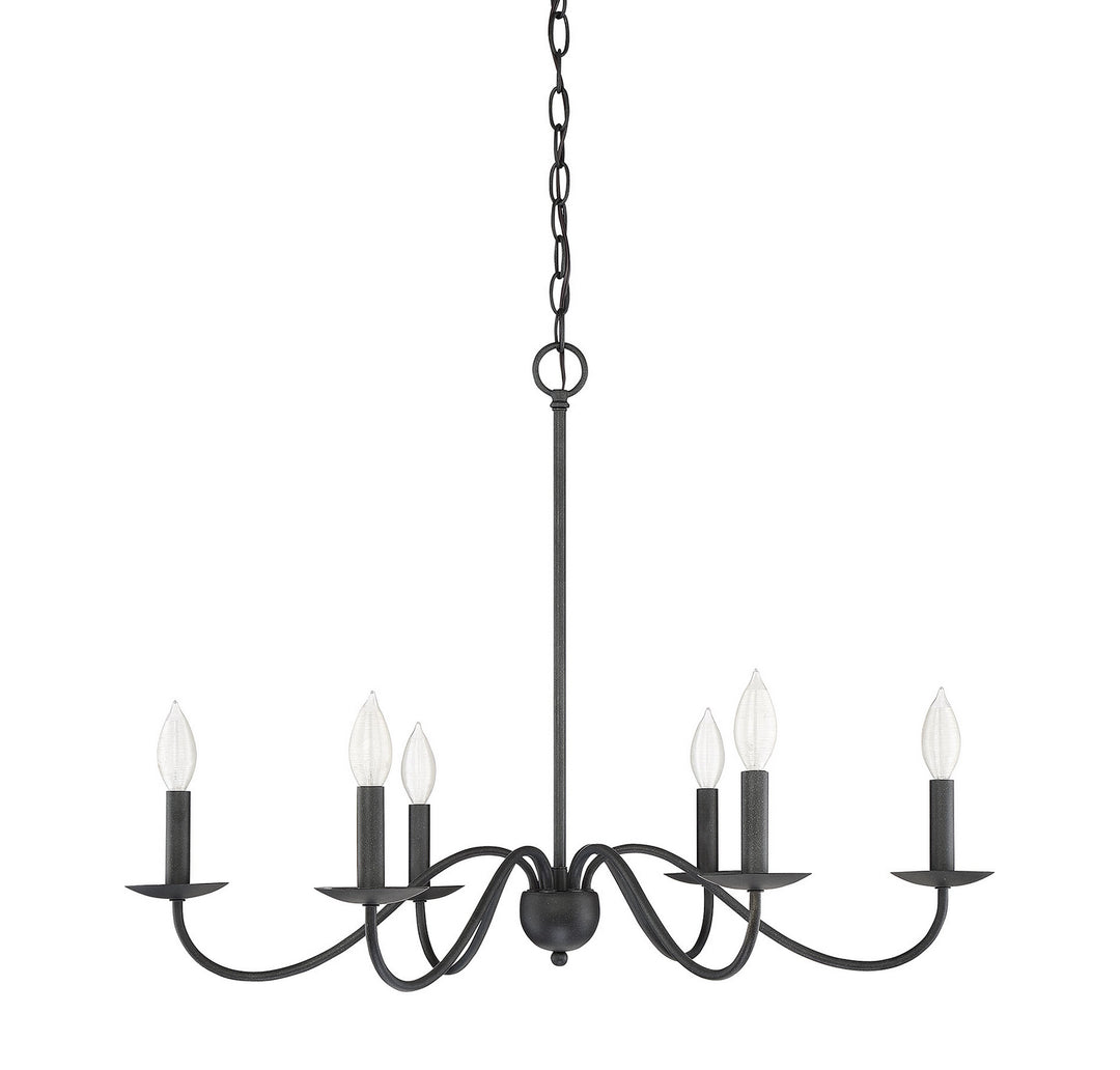 Meridian Mchan M10042AI Chandelier Light - Aged Iron